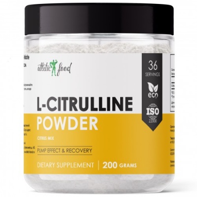Аминокислота Atletic Food L-Citruline Micronized 200 гр