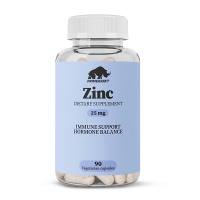 Витамины Prime Kraft Zinc 25 мг 90 капсул