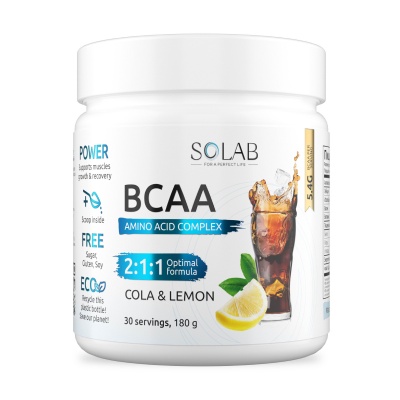 БЦАА SOLAB BCAA 2:1:1 180 гр