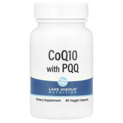 Антиоксидант Lake Avenue Nutrition CoQ10 + PQQ 60 капсул